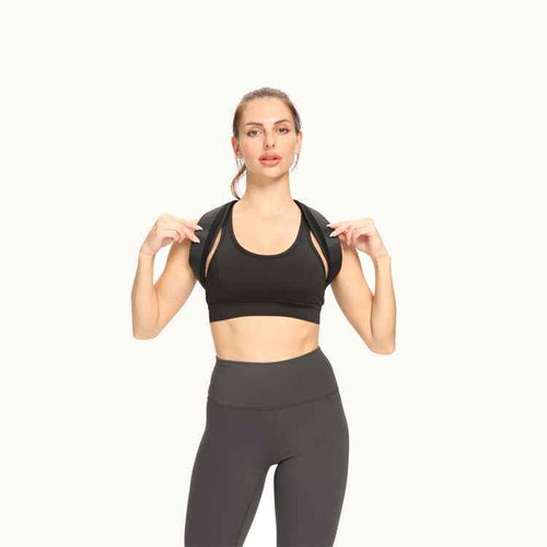The "Bolt" — Posture Support Belt | Black