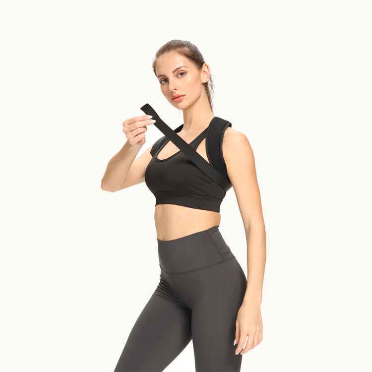 The "Bolt" — Posture Support Belt | Black