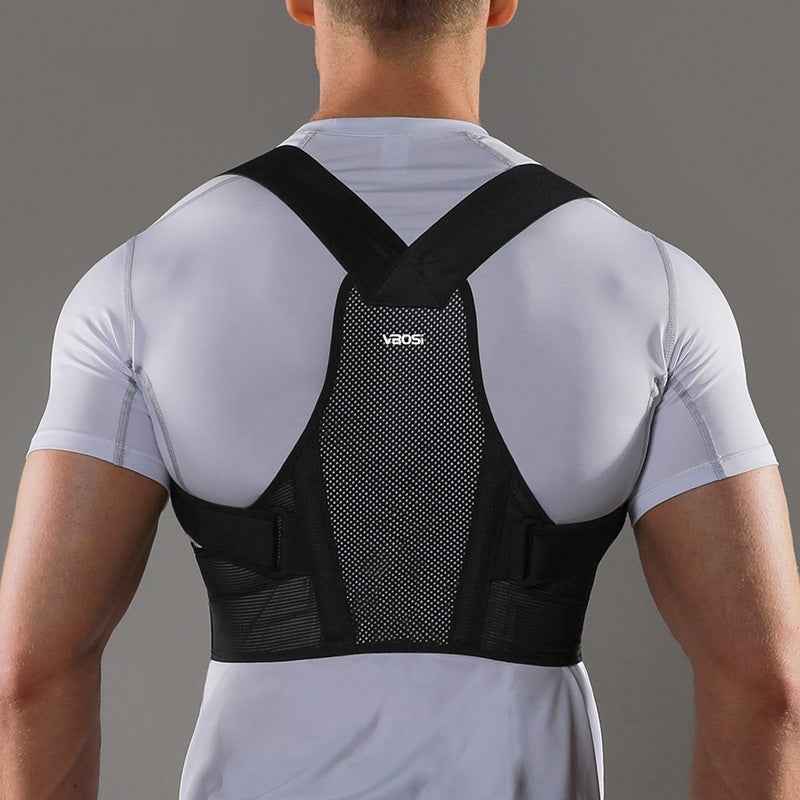 The "Vaosi" — Posture Support Brace | Black, White & Pink